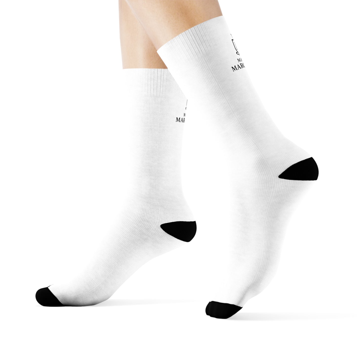 MM Logo Polyester Crew Sock
