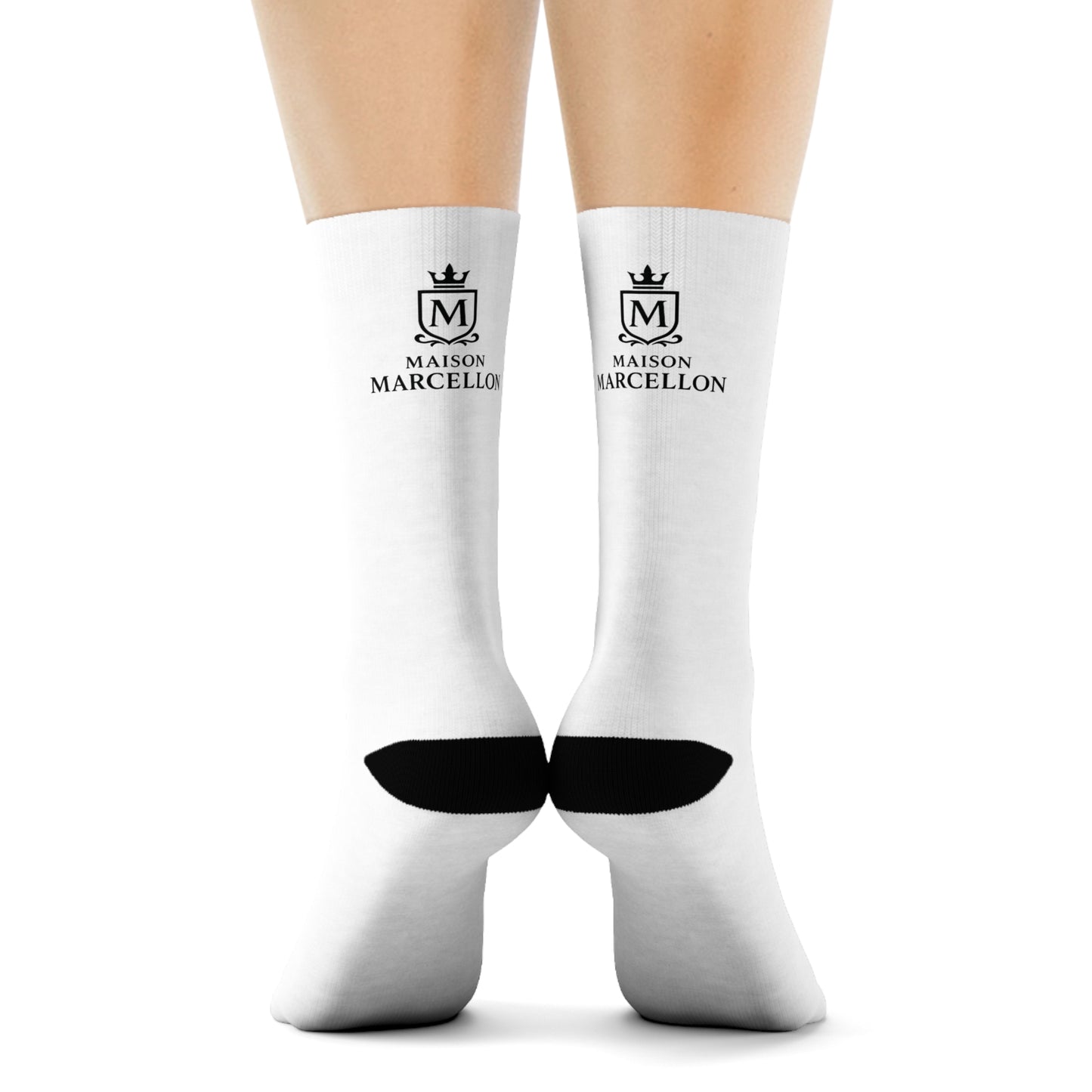 MM Logo Polyester Crew Sock
