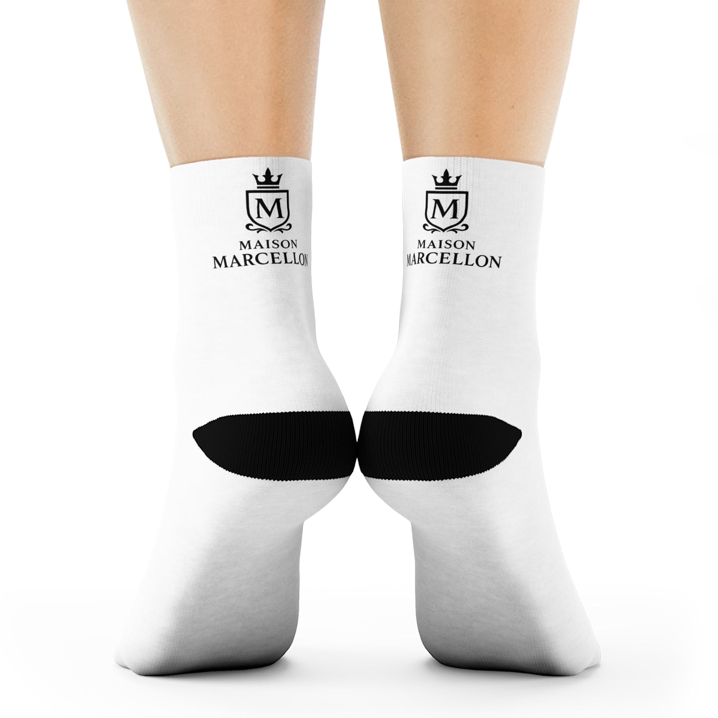 MM Logo Polyester Crew Sock