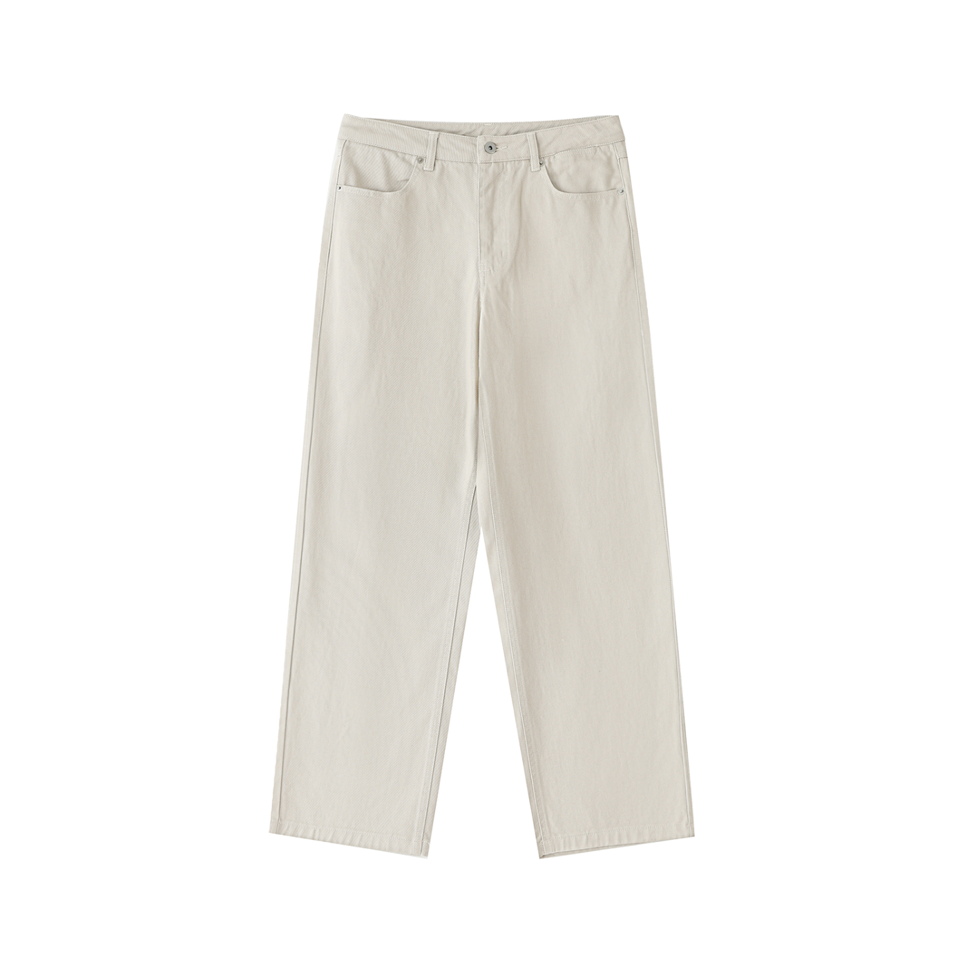MM Patchwork Tomorrow Mirror Heavyweight Cotton Straight-Leg Pants