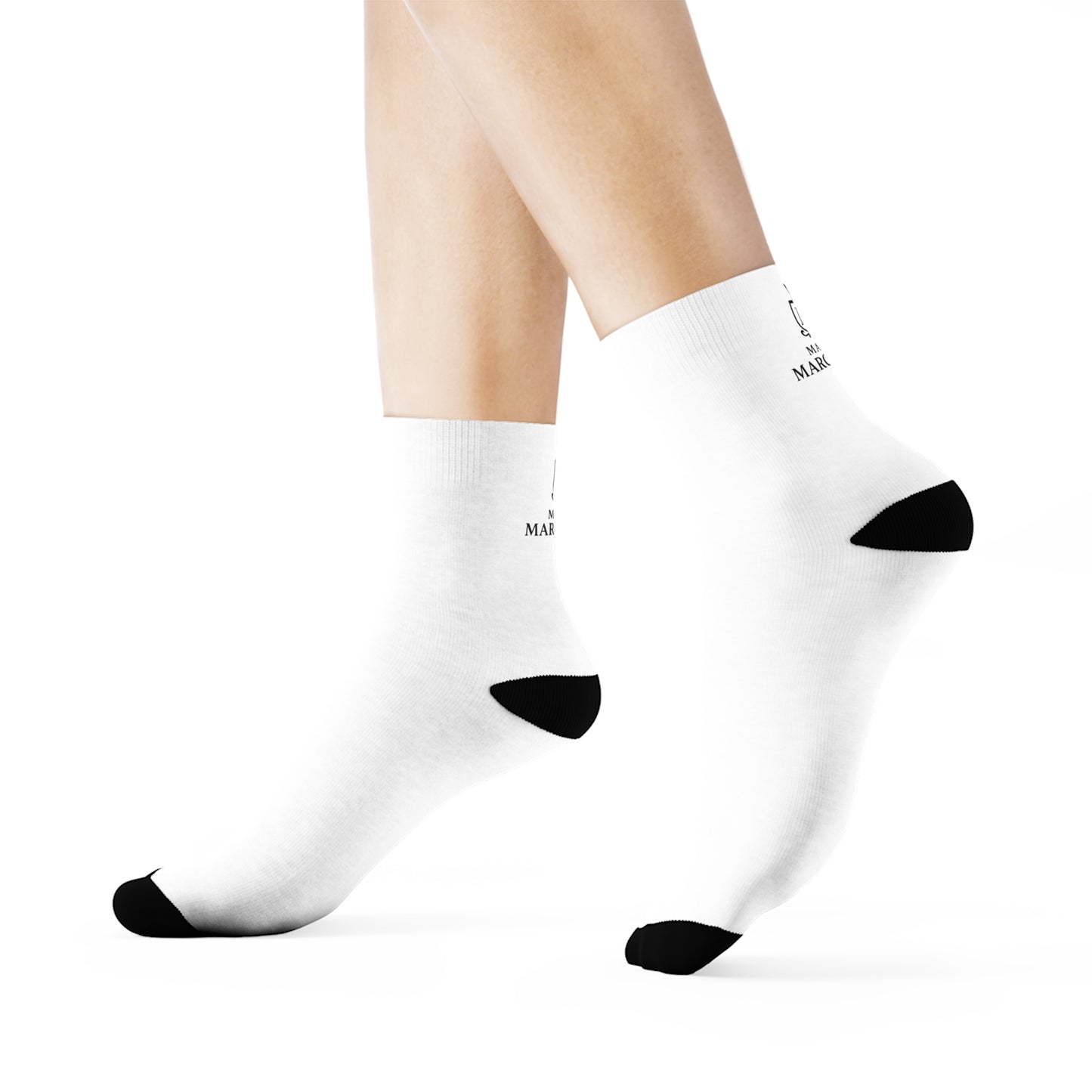 MM Logo Polyester Crew Sock