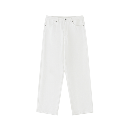 MM Patchwork Tomorrow Mirror Heavyweight Cotton Straight-Leg Pants