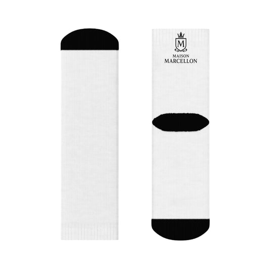 MM Logo Polyester Crew Sock