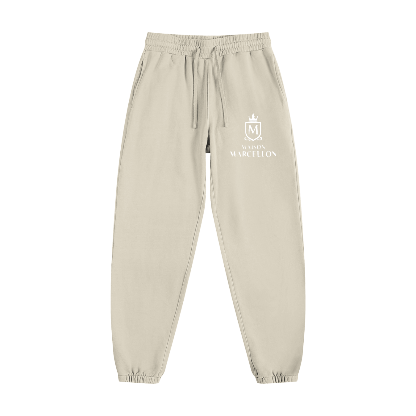 MM Logo & Scripture Vintage Washed Cotton Sweatpants