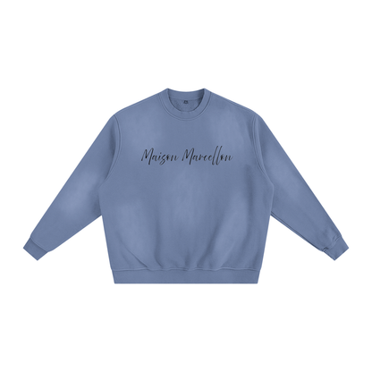 MM Autographed Stamped Blacked Sunfade Fleeced Sweatshirt