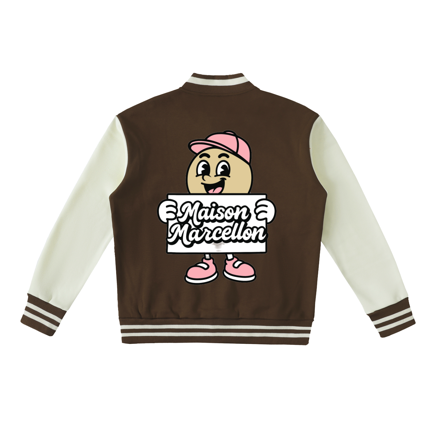 MM Patchworks & Tommy Two-Tone Fleeced Varsity Jacket