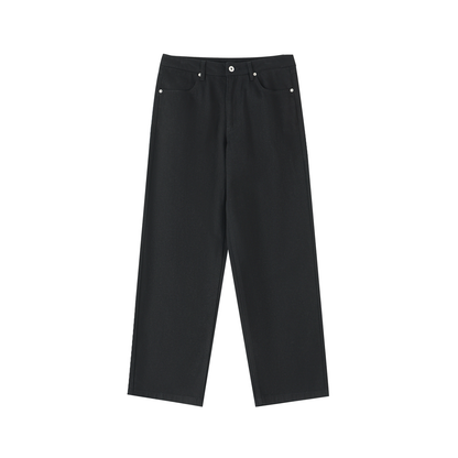 MM Patchwork Tomorrow Mirror Heavyweight Cotton Straight-Leg Pants