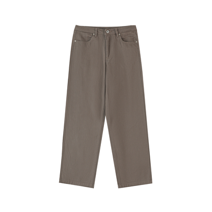 MM Patchwork Tomorrow Mirror Heavyweight Cotton Straight-Leg Pants